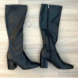 FrancoSarto black full zip boots